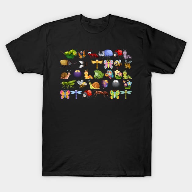 ants, insects (stikers) T-Shirt by RedoneDesignART